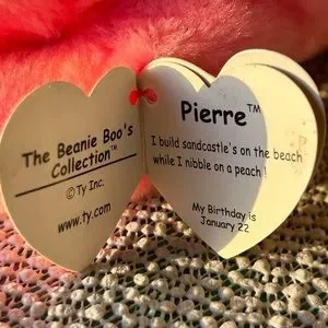 Ty Toys Beanie Baby Pierre Pink Seal New With Tags Nwt Poshmark